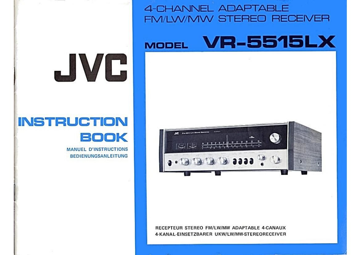 Jvc 5515 LX Owners Manual