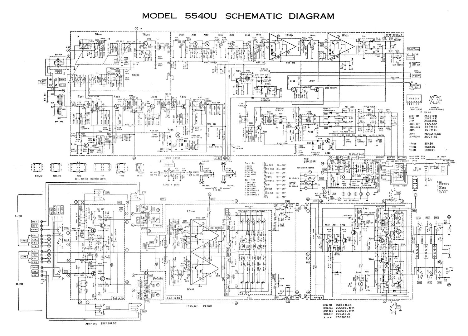 Jvc 5540 U Schematic