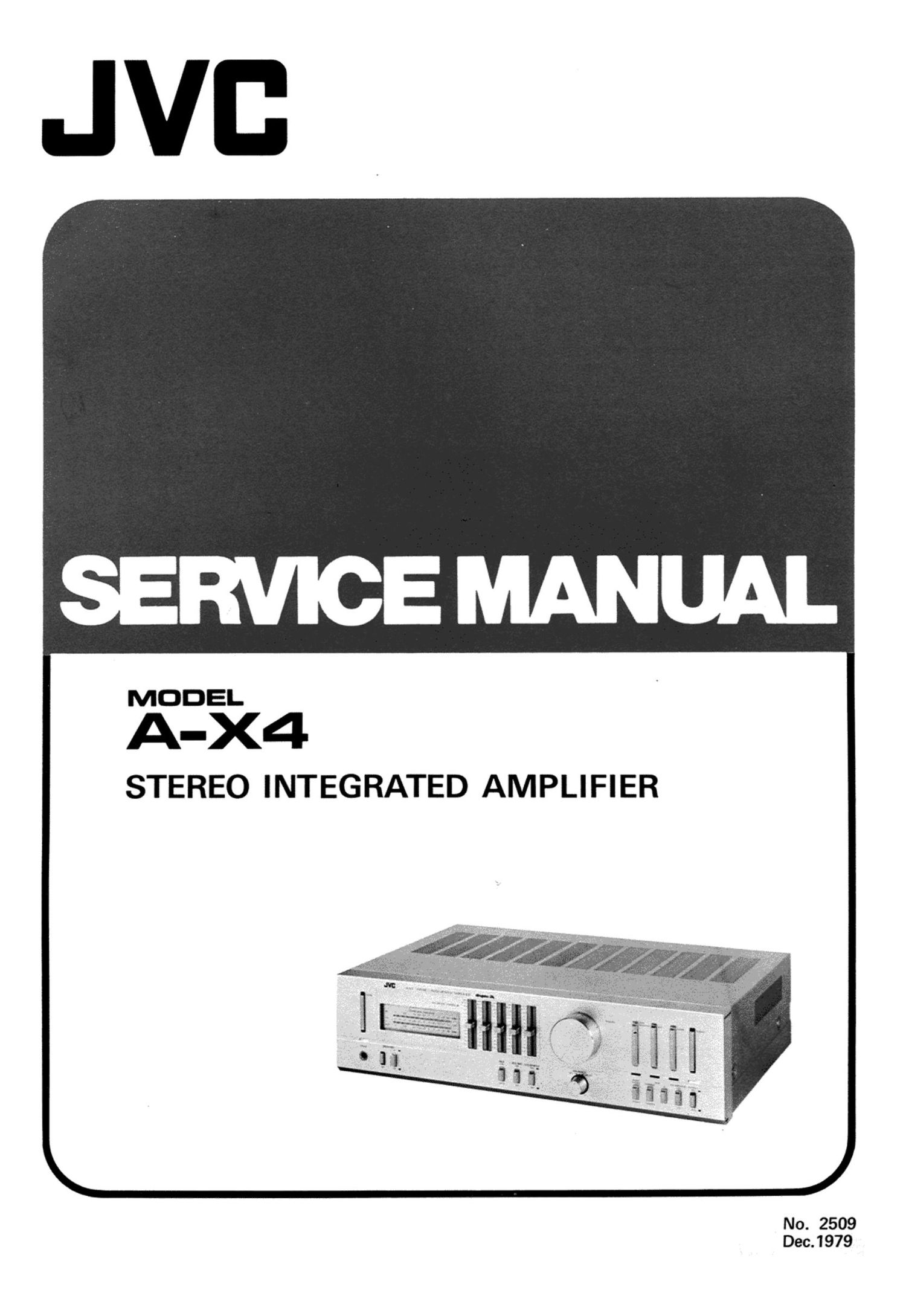 Jvc A X4 Service Manual