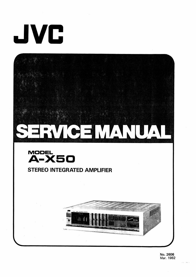 Jvc A X50 Service Manual