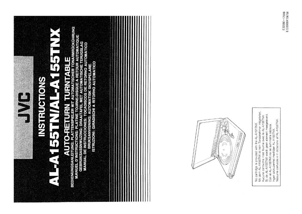 Jvc AL A155TN Owners Manual