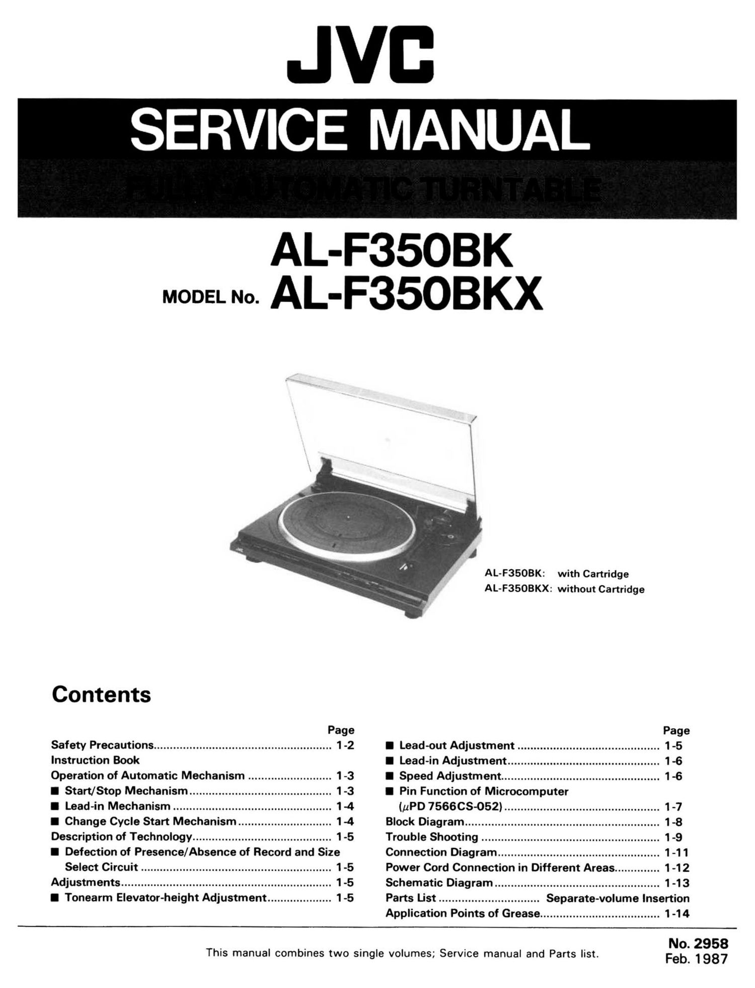 Jvc ALF 350 BKX Service Manual