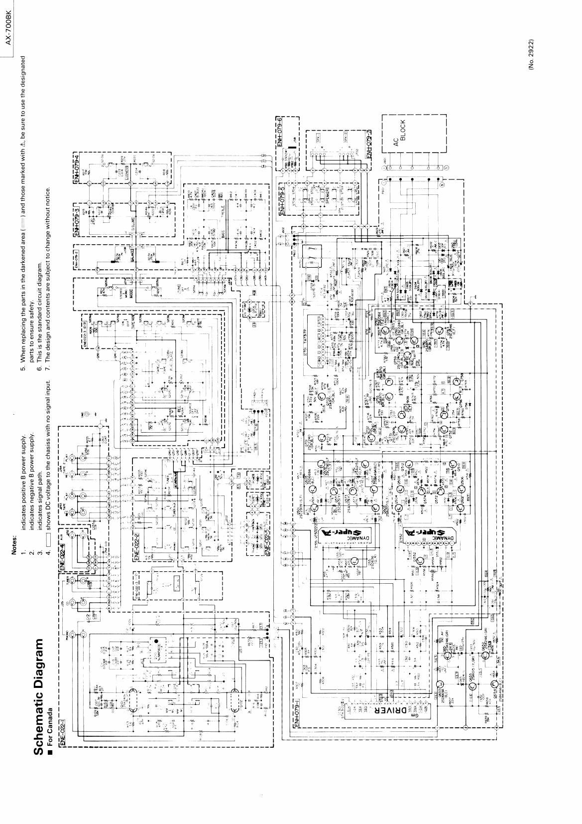 Jvc AX 700 BK Schematic