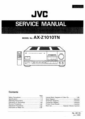 Jvc AXZ 1010 TN Service Manual