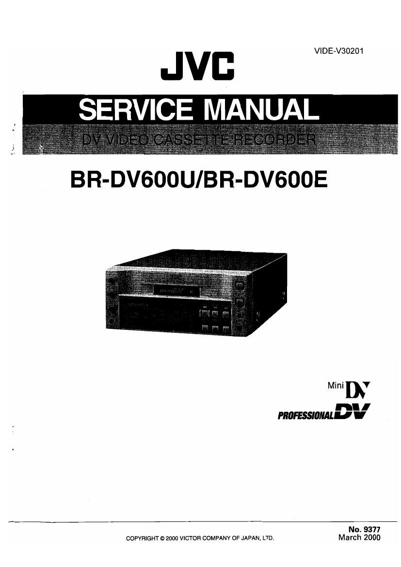 Jvc BR DV 600 E Service Manual Part 1