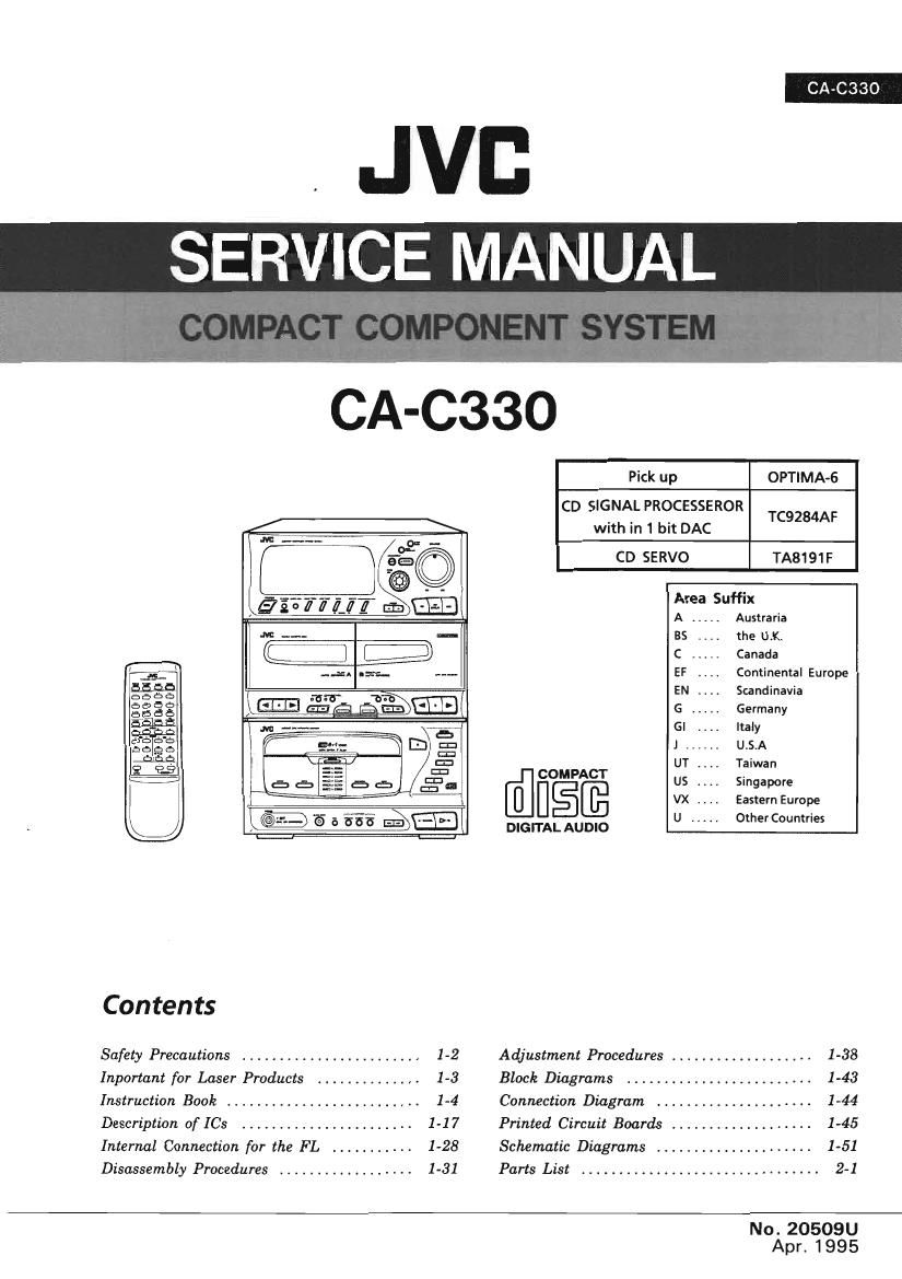Jvc CAC 330 Service Manual