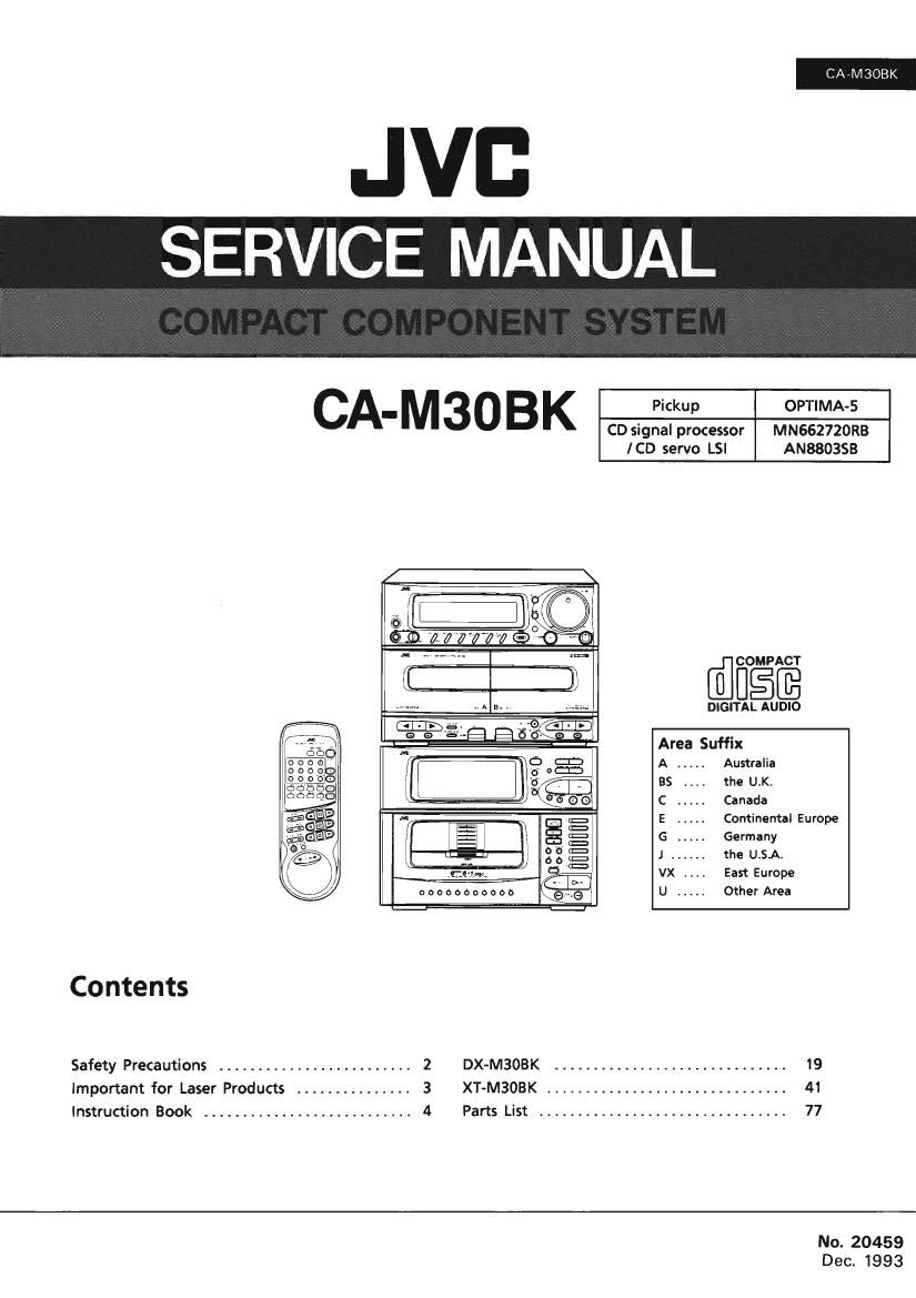 Jvc CAM 30 BK Service Manual