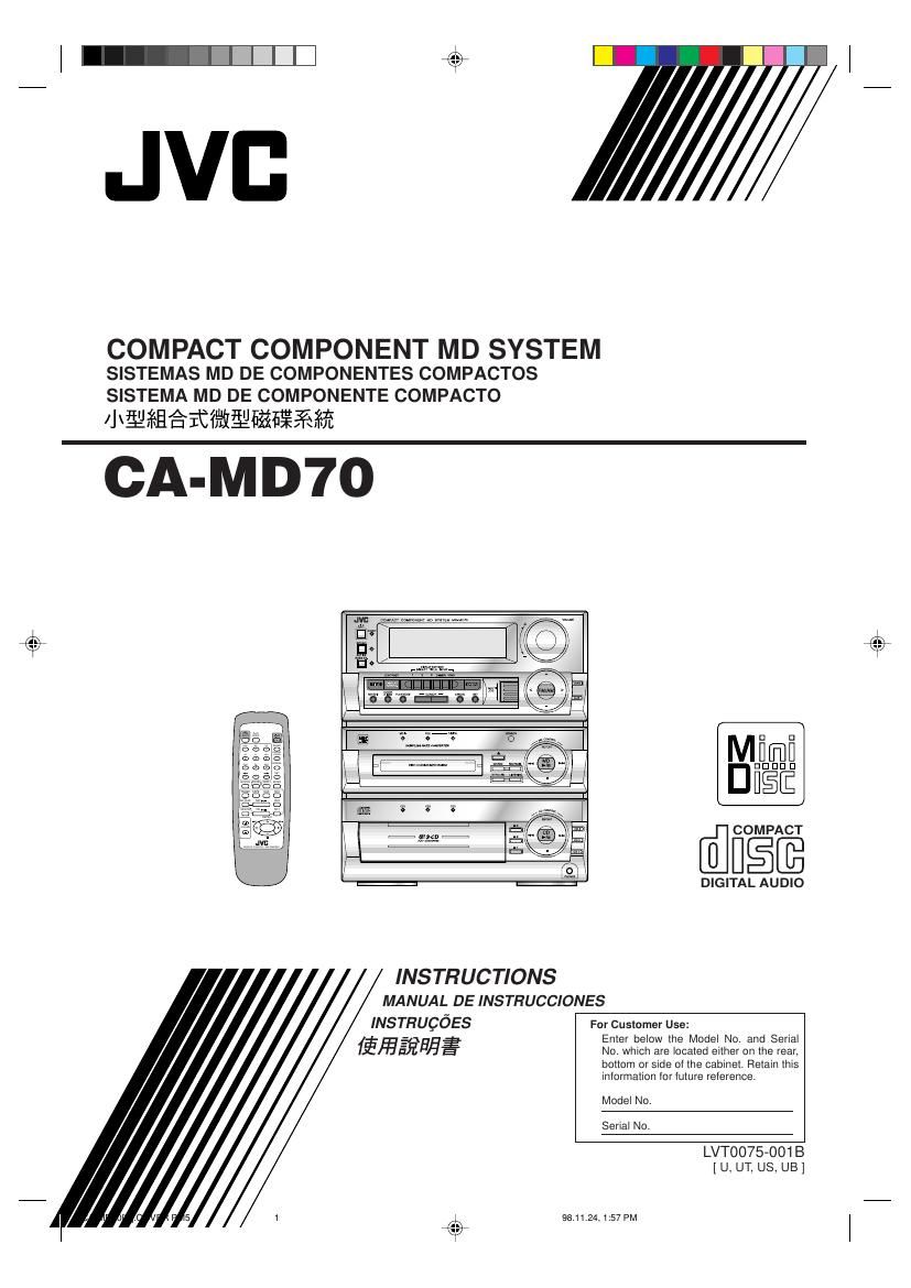 Jvc CAMD 70 Owners Manual