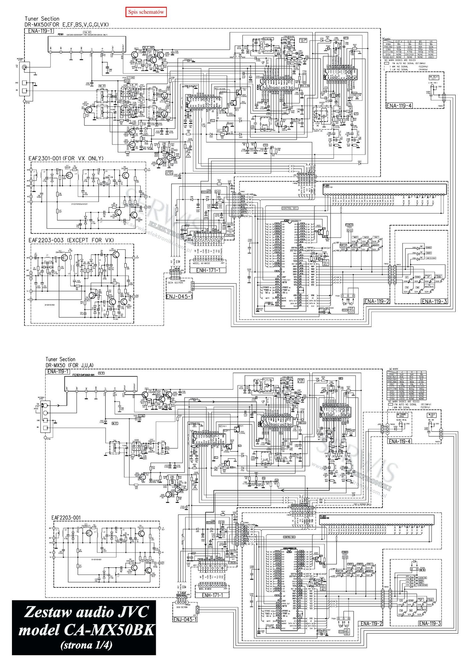 Jvc CAMX 50 BK Schematic