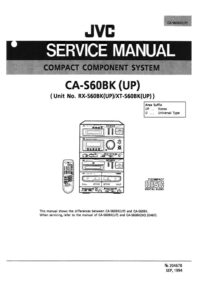 Jvc CAS 60 BK Service Manual