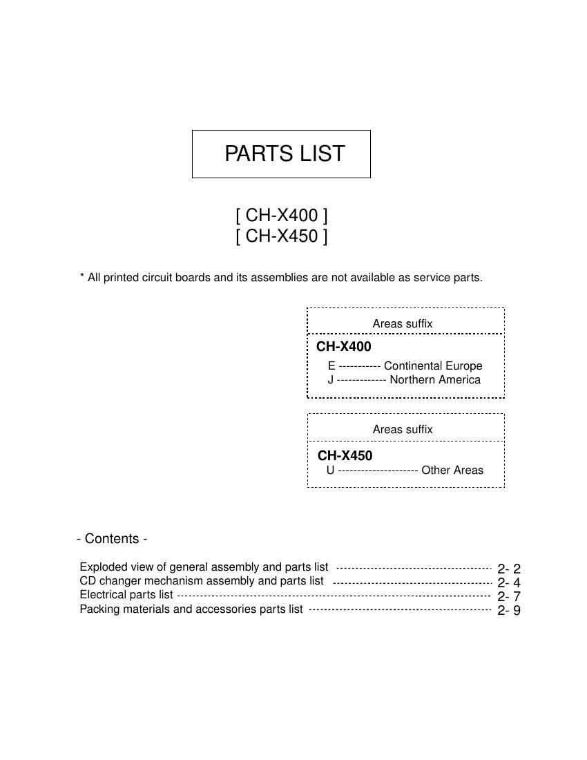 Jvc CHX 400 Service Manual 2