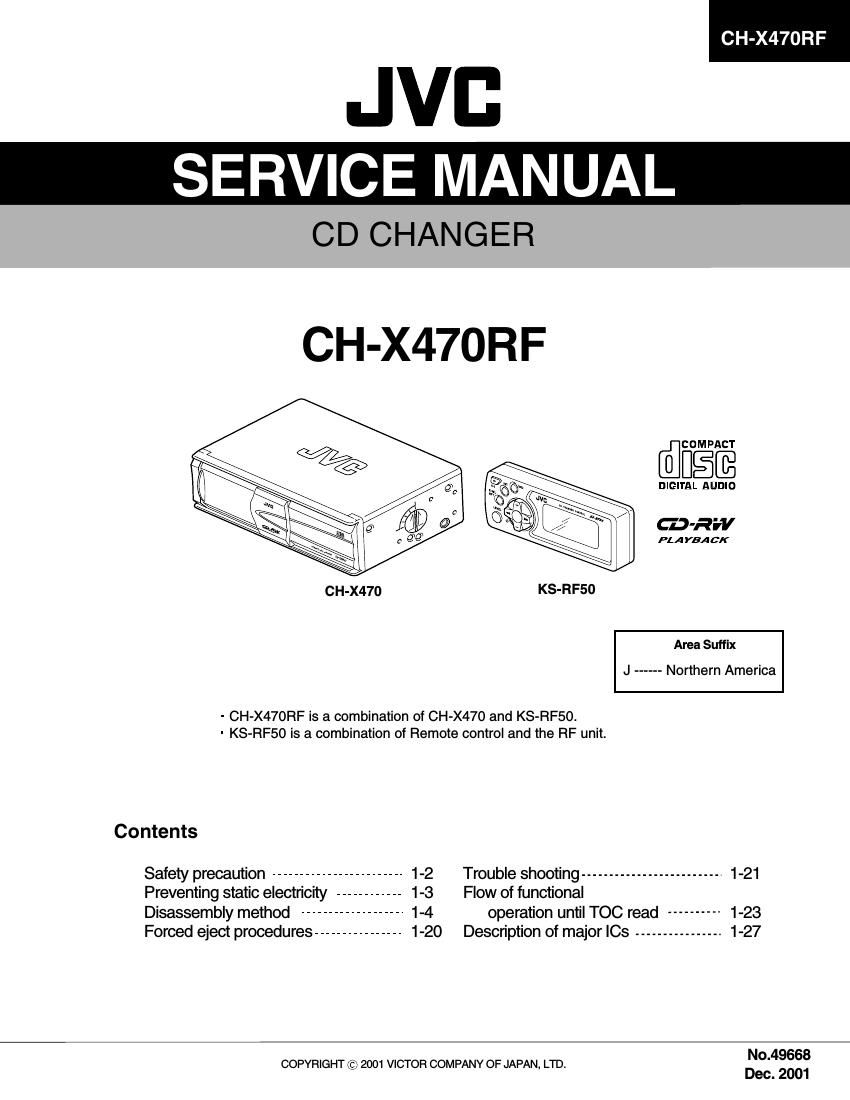Jvc CHX 470 RF Service Manual