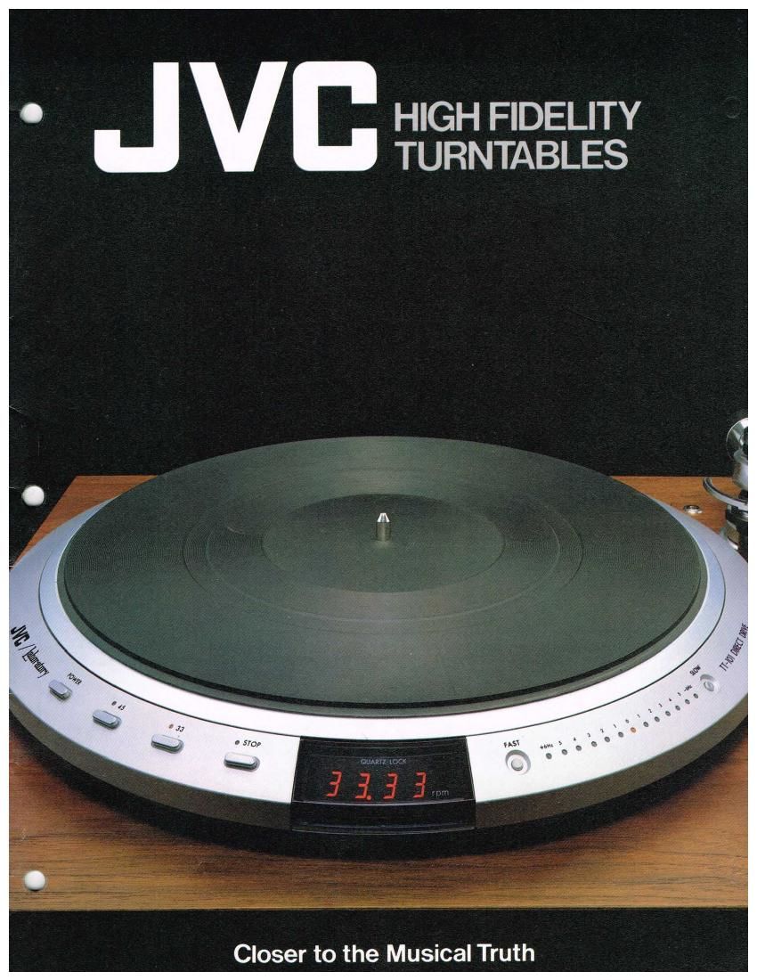 Jvc Turntables 1978 Catalog