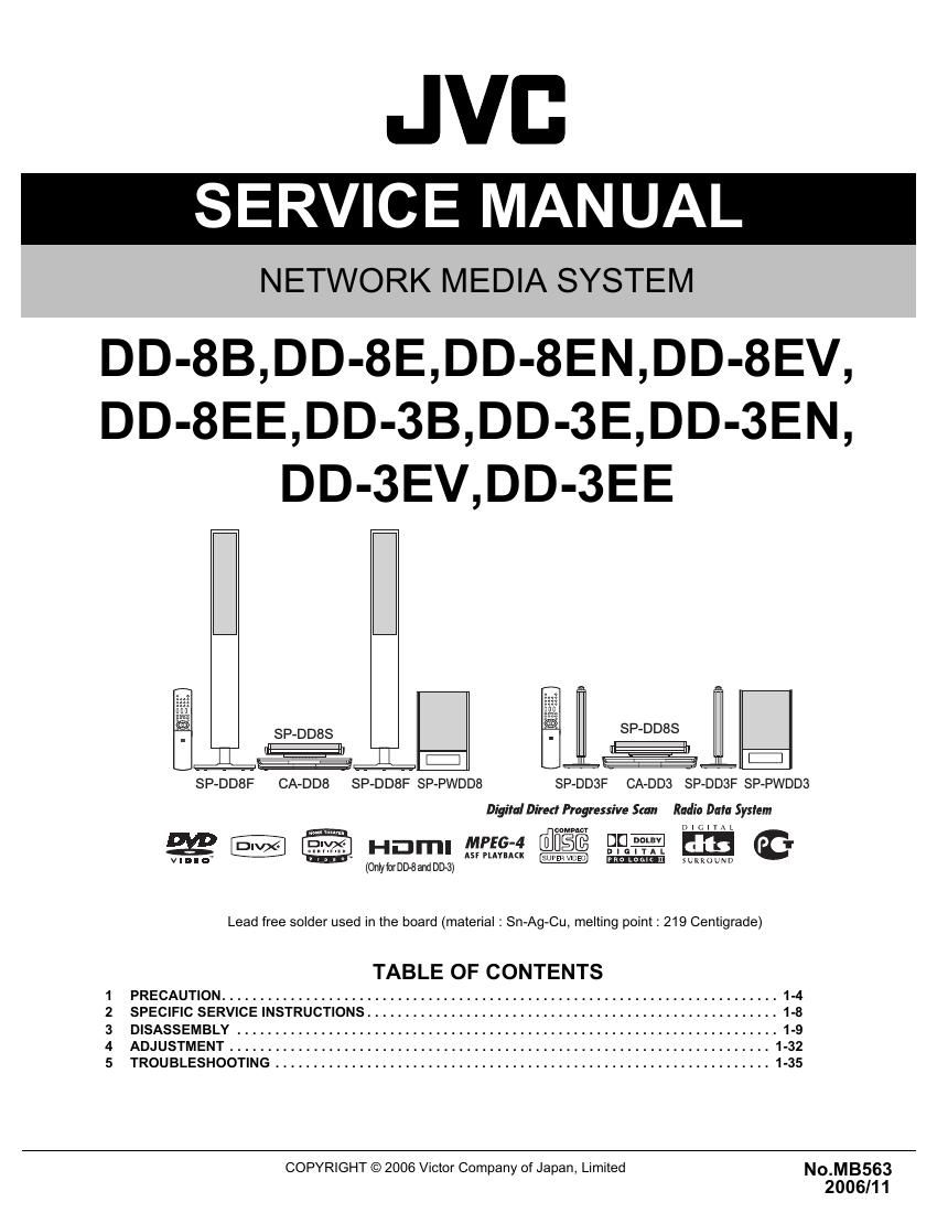 Jvc DD 3 Service Manual