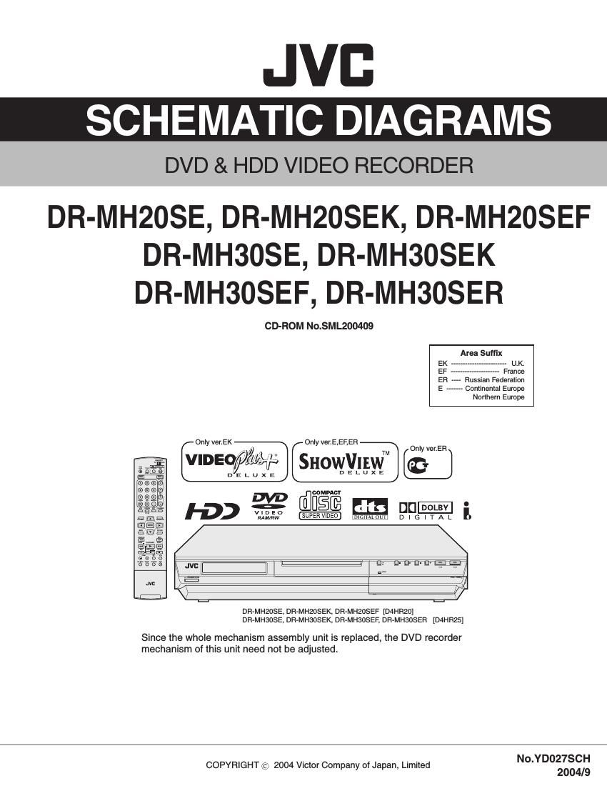 Jvc DRMH 20 SE Schematic