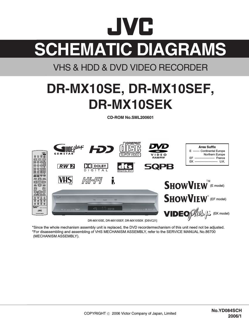 Jvc DRMX 10 SE Schematic