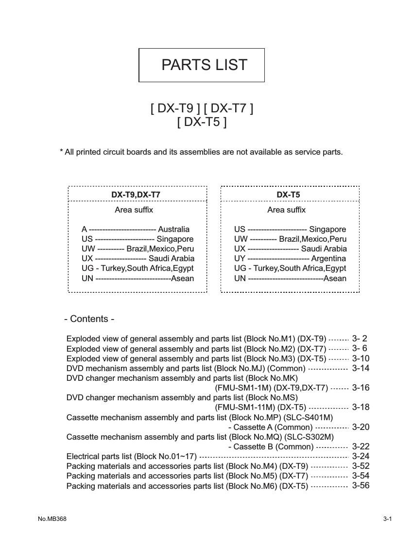 Jvc DXT 5 Service Manual 2