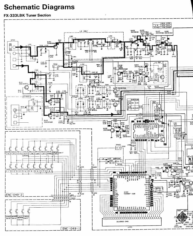 Jvc FX 333 LBK Schematic