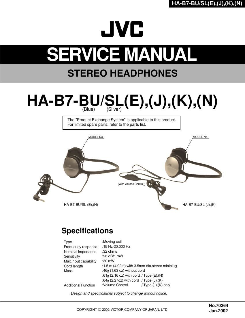 Jvc HAB 7 Service Manual