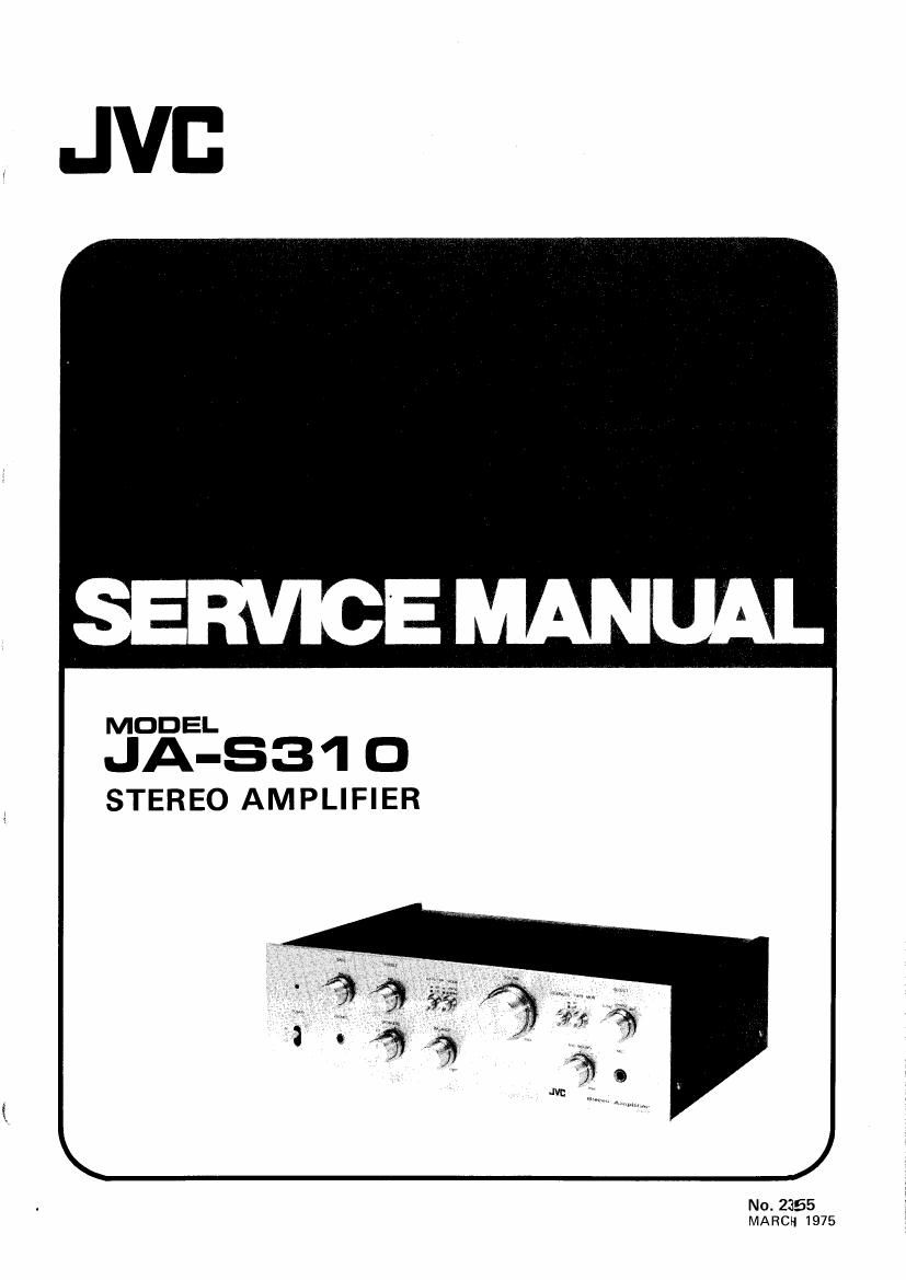Jvc JA S310 Service Manual