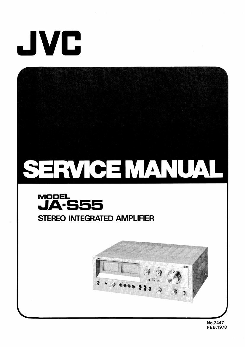 Jvc JA S55 Service Manual