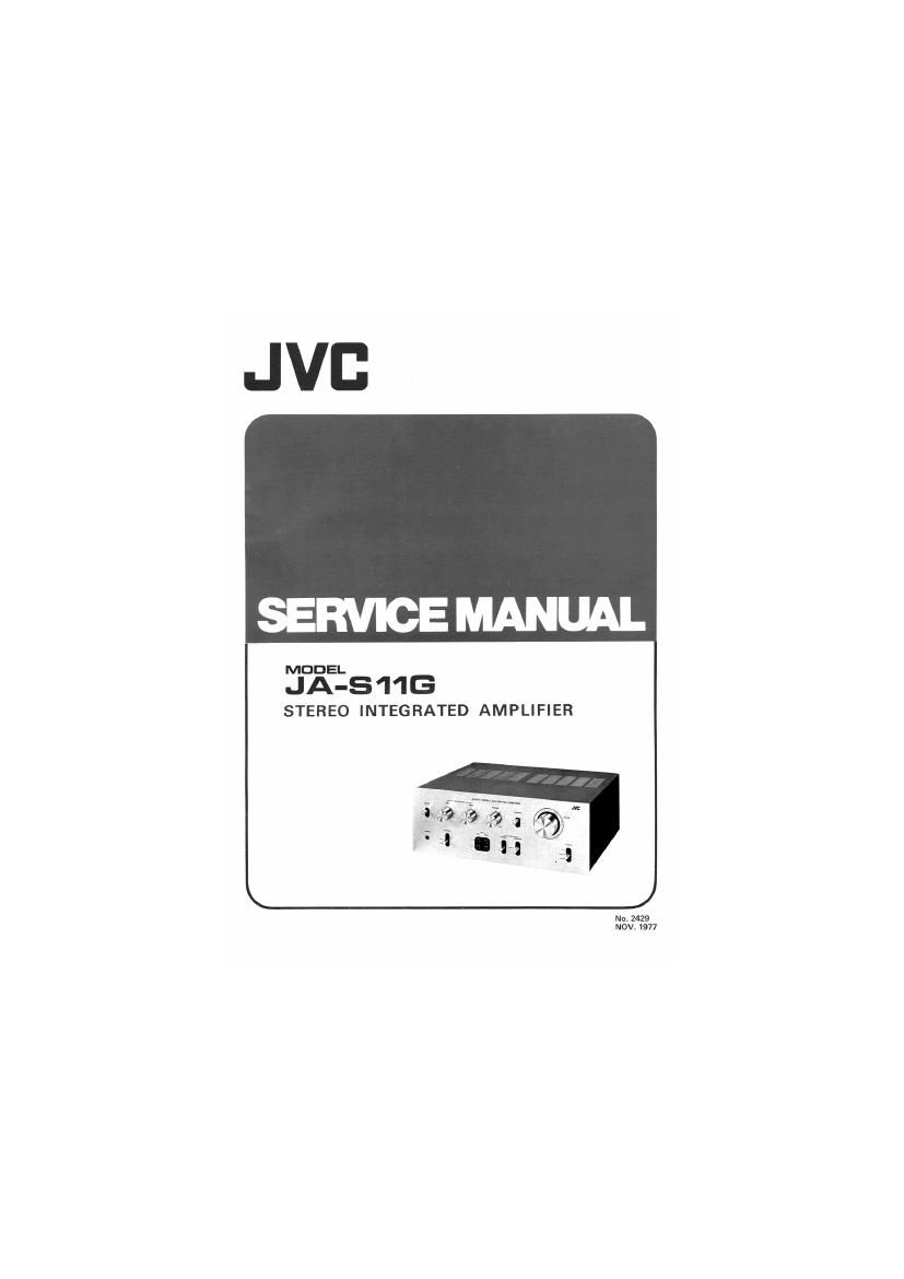 Jvc JAS 11G Service Manual
