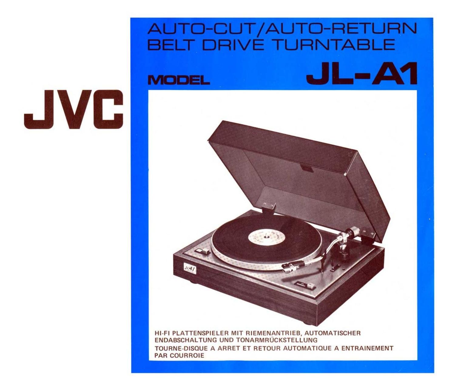 Jvc JL A1 Owners Manual