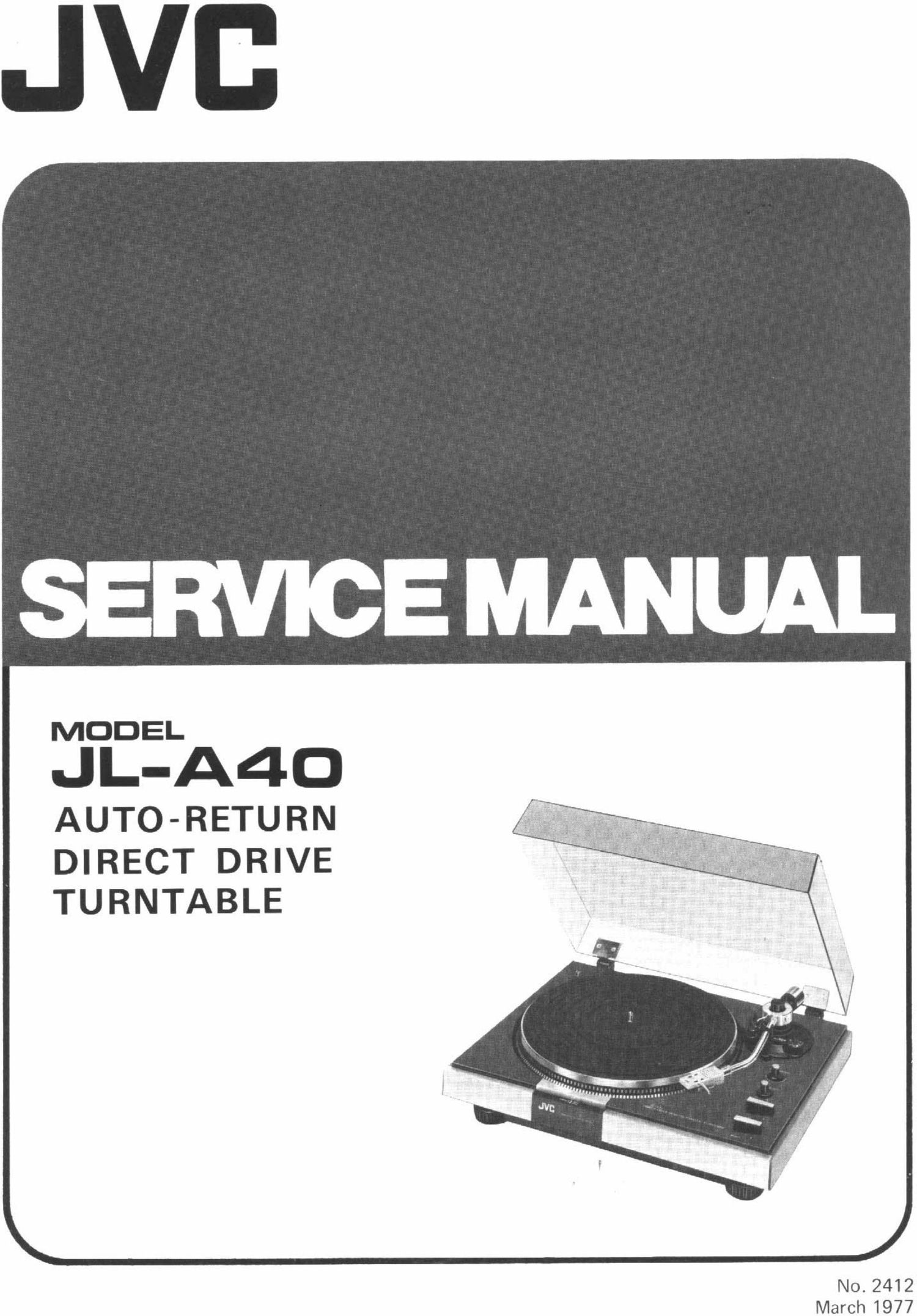 Jvc JL A40 Service Manual