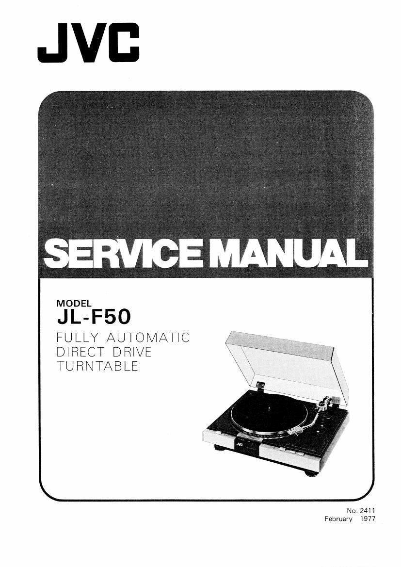Jvc JLF 50 Service Manual