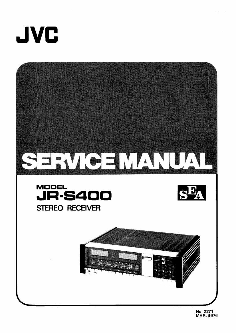 Jvc JRS 400 Service Manual