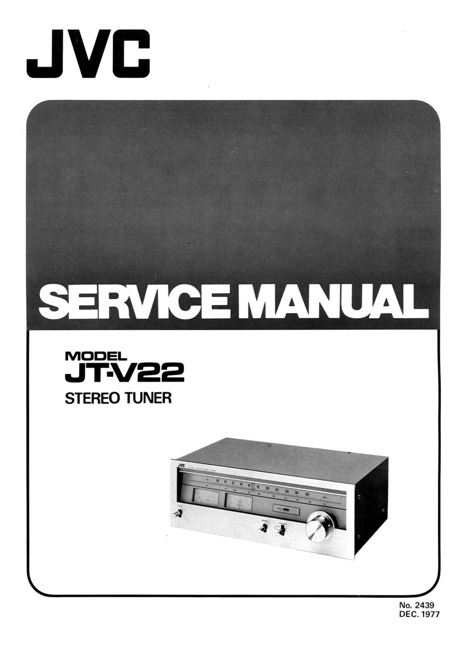 Jvc JT V22 Service Manual