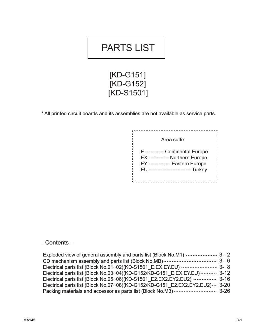 Jvc KDG 151 Service Manual 2