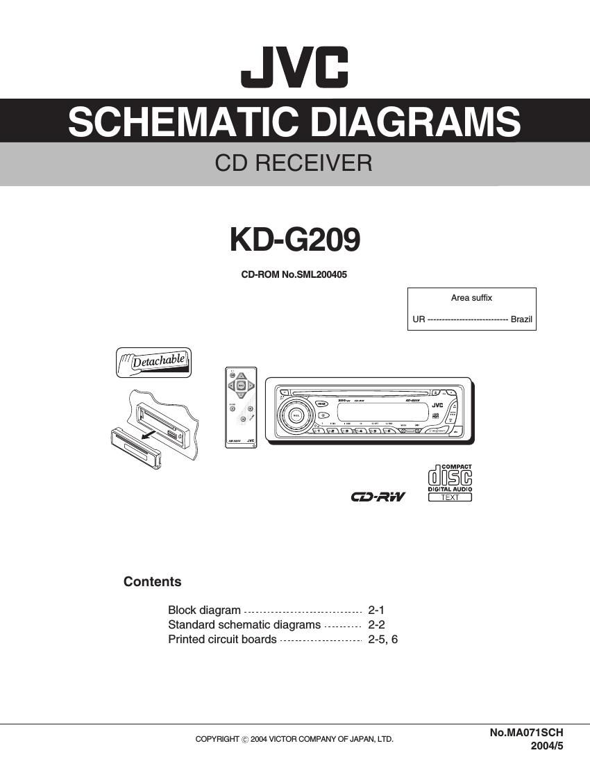 Jvc KDG 209 Schematic