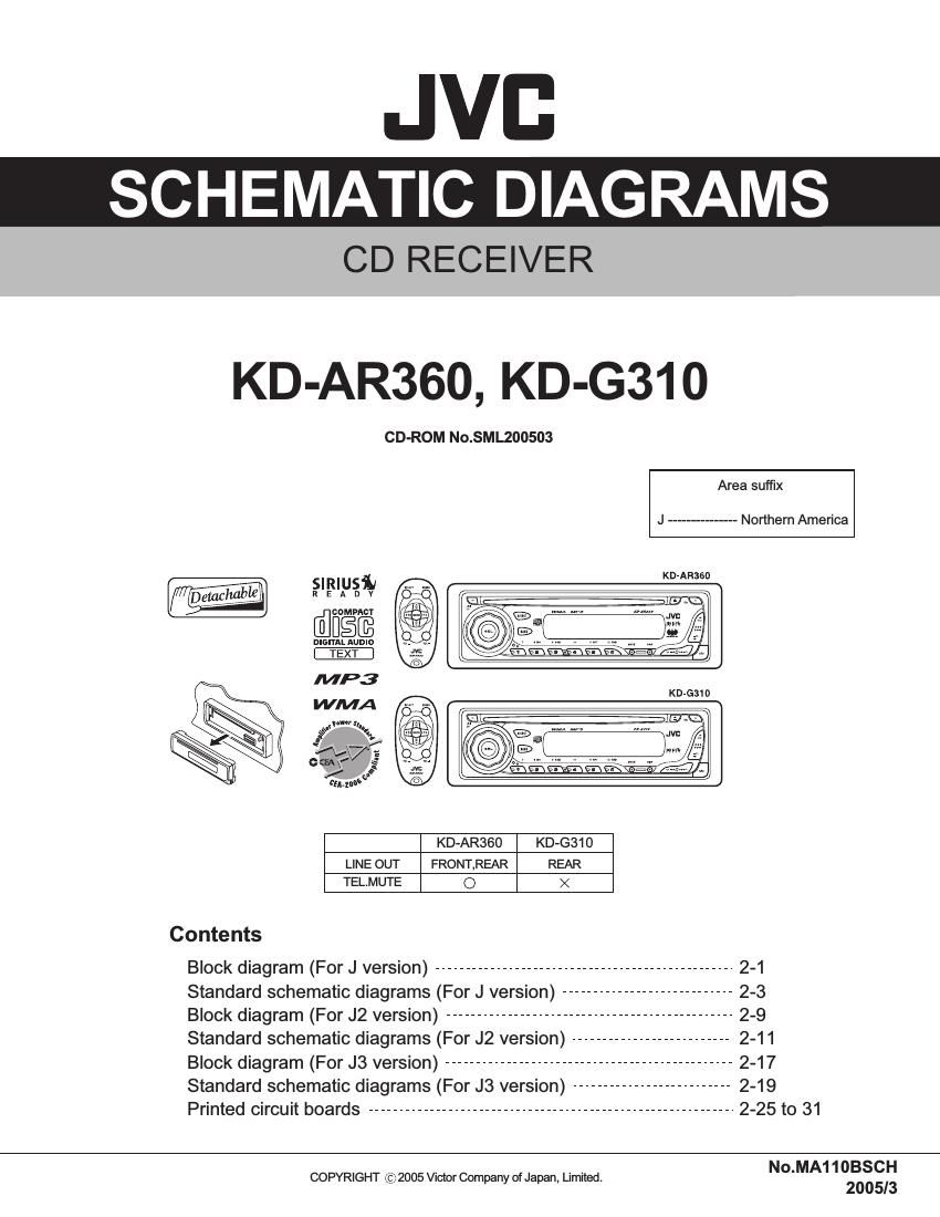 Jvc KDG 310 Service Manual