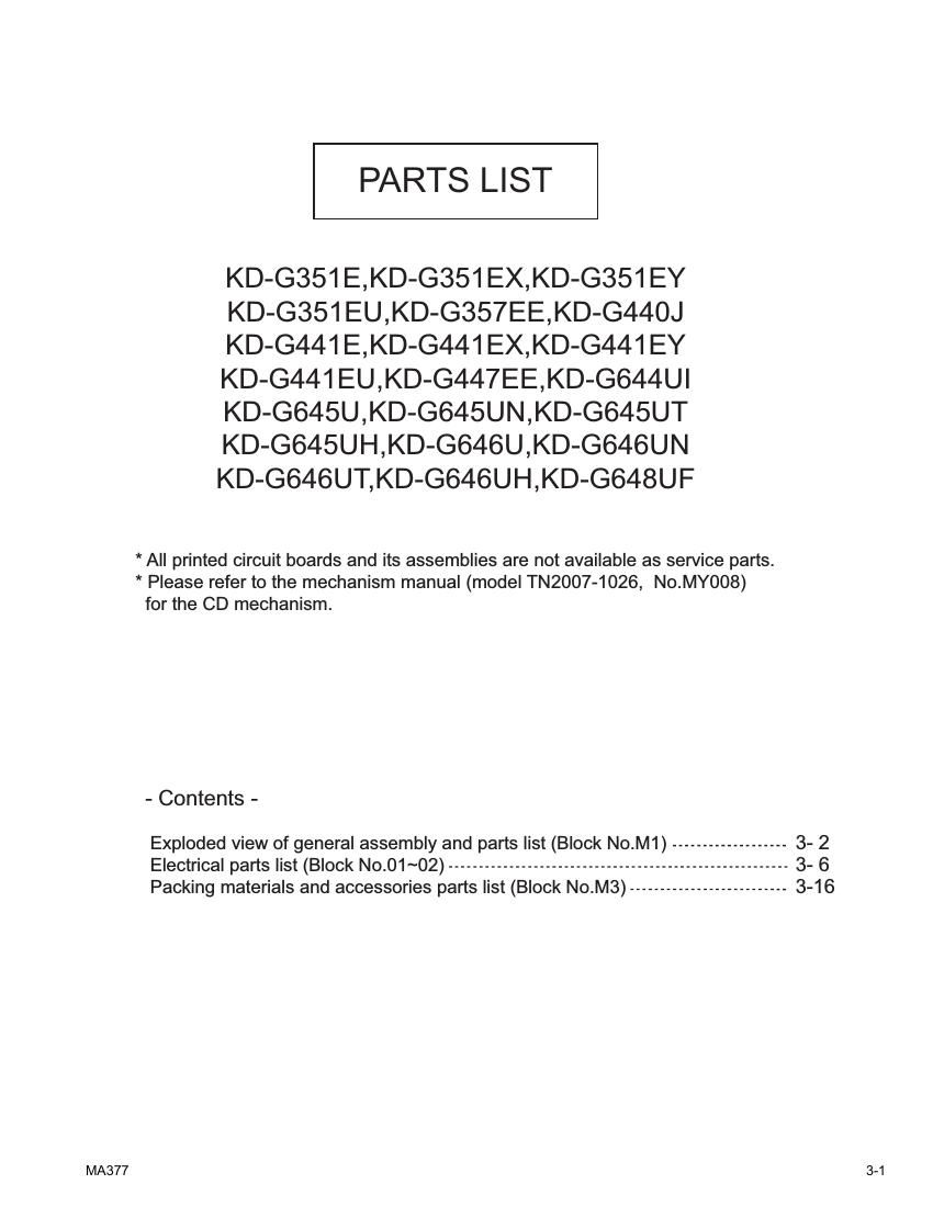 Jvc KDG 351 E Service Manual 2