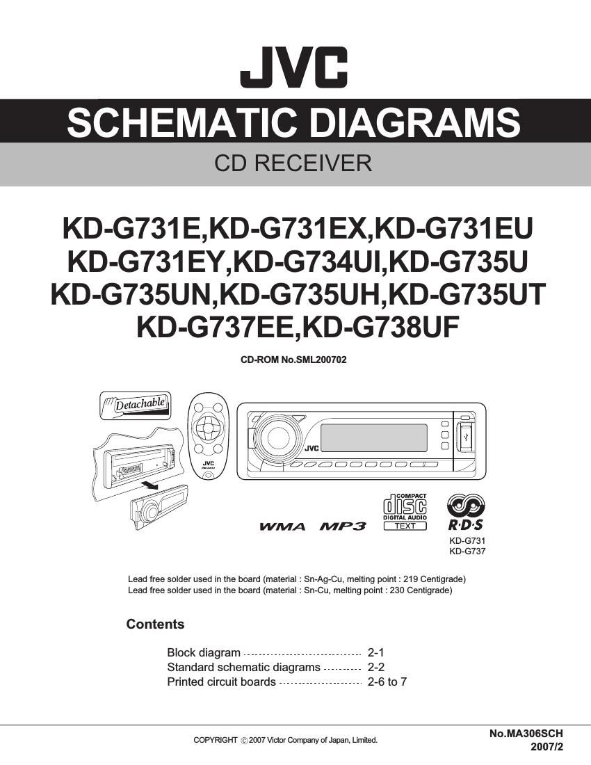 Jvc KDG 735 UT Service Manual