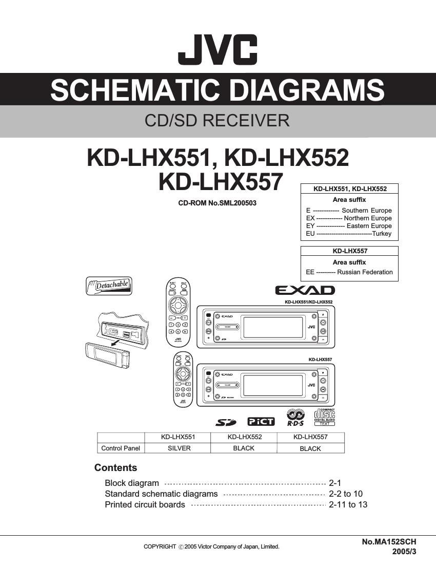Jvc KDLHX 552 Service Manual
