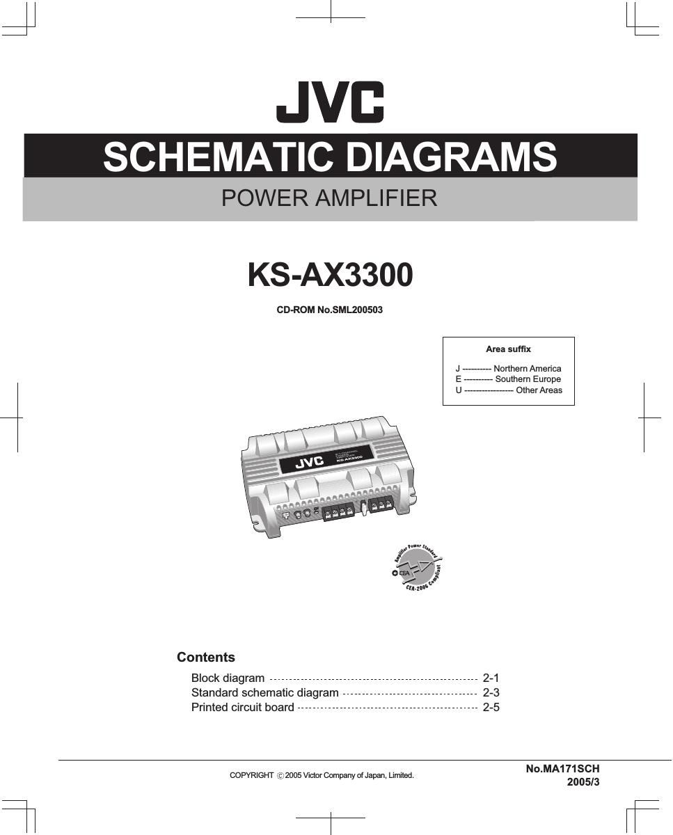 Jvc KSAX 3300 Schematic