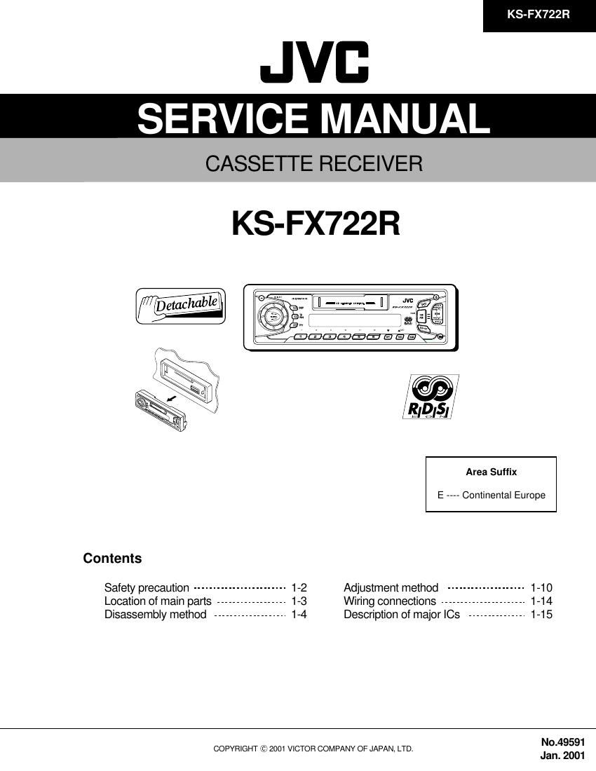 Jvc KSFX 722 R Service Manual