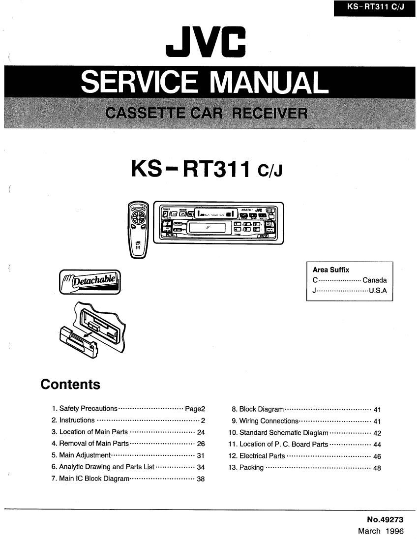 Jvc KSRT 311 Service Manual