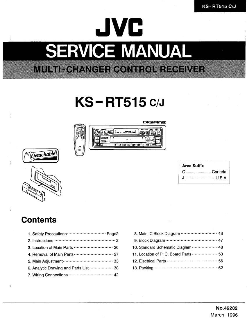 Jvc KSRT 515 Service Manual