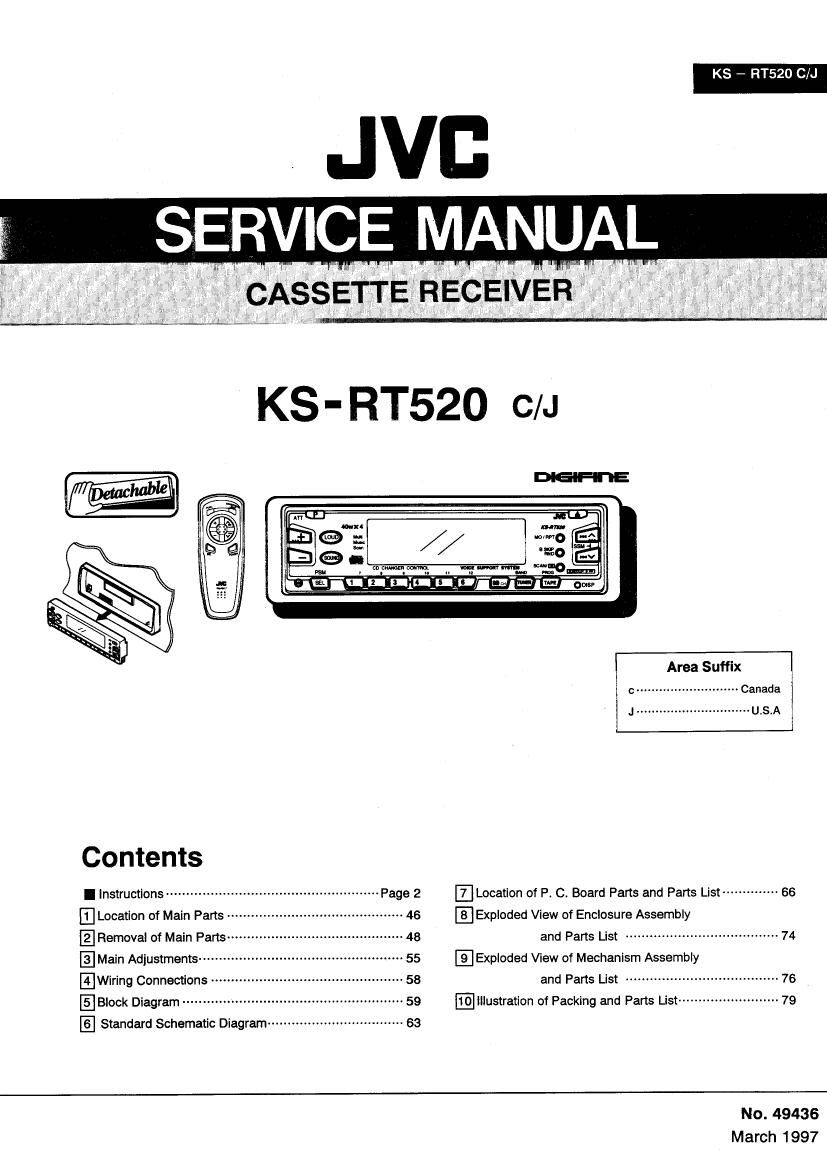 Jvc KSRT 520 Service Manual