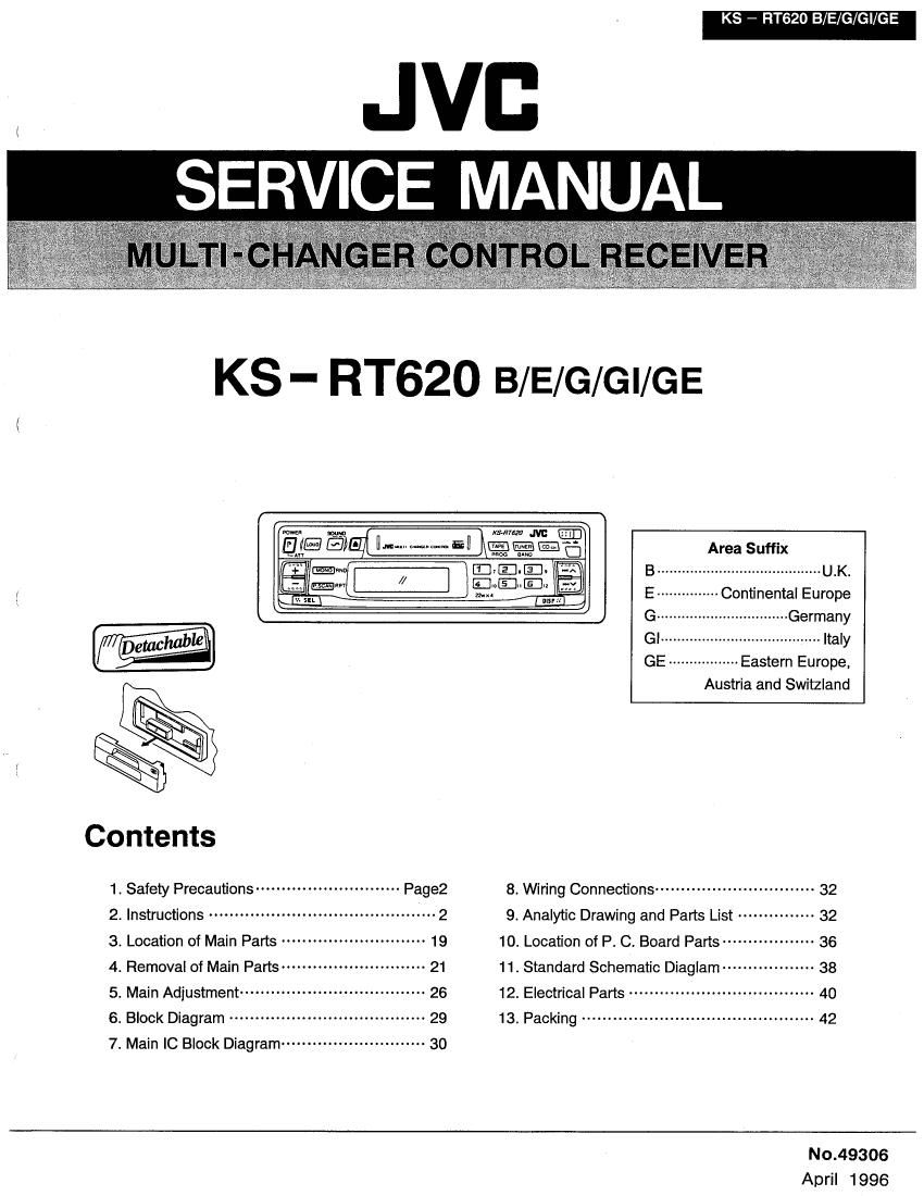 Jvc KSRT 620 Service Manual