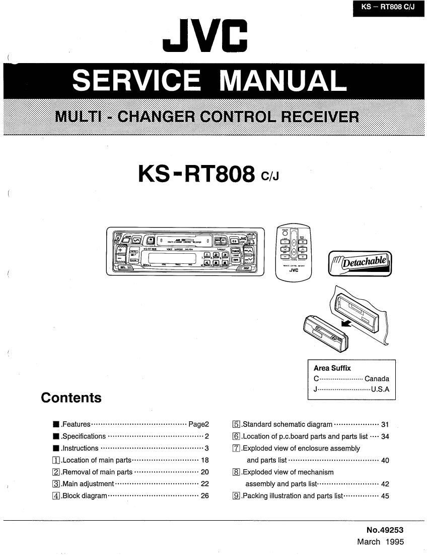 Jvc KSRT 808 Service Manual