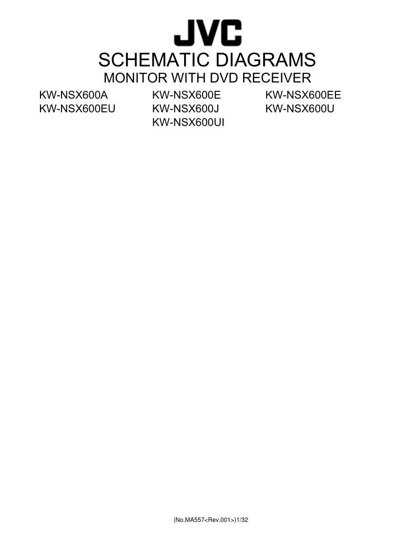 Jvc KWNSX 600 Schematic