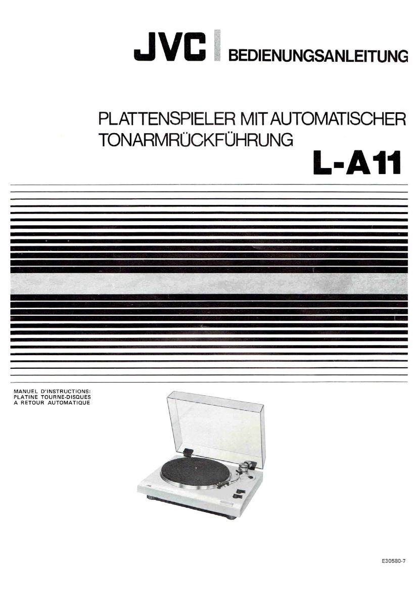 Jvc L A11 Owners Manual