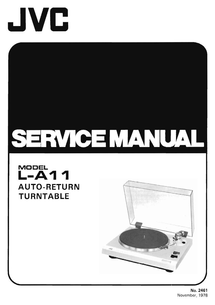 Jvc L A11 Service Manual