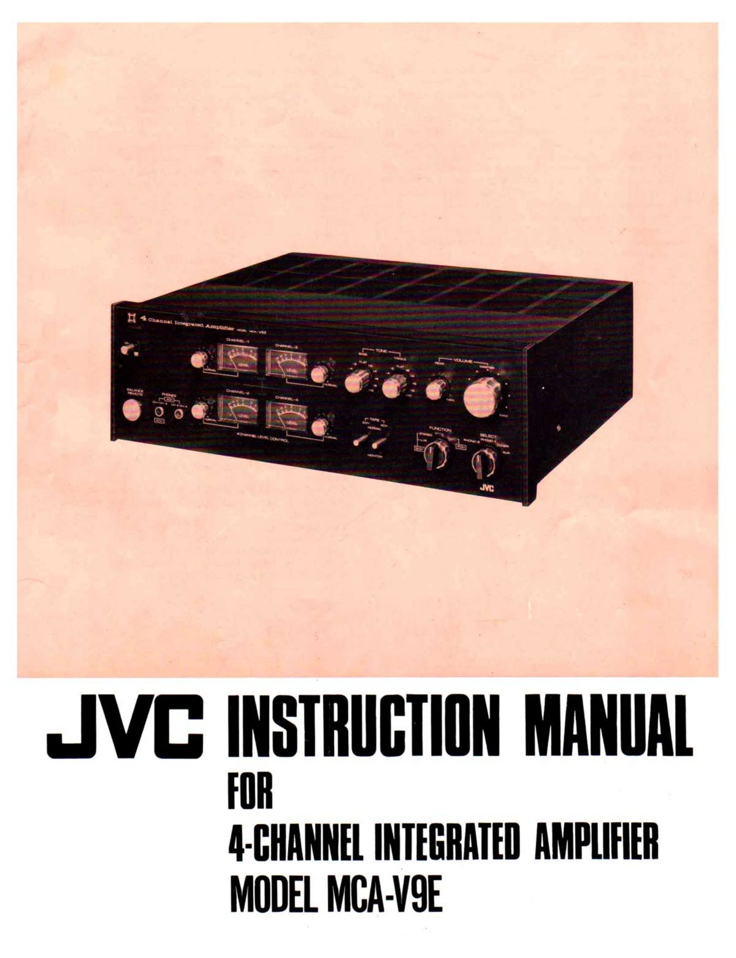 Jvc MCA V9E Owners Manual