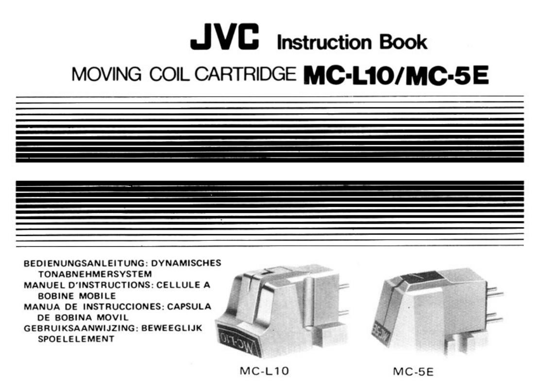 Jvc MCL 10 Owners Manual