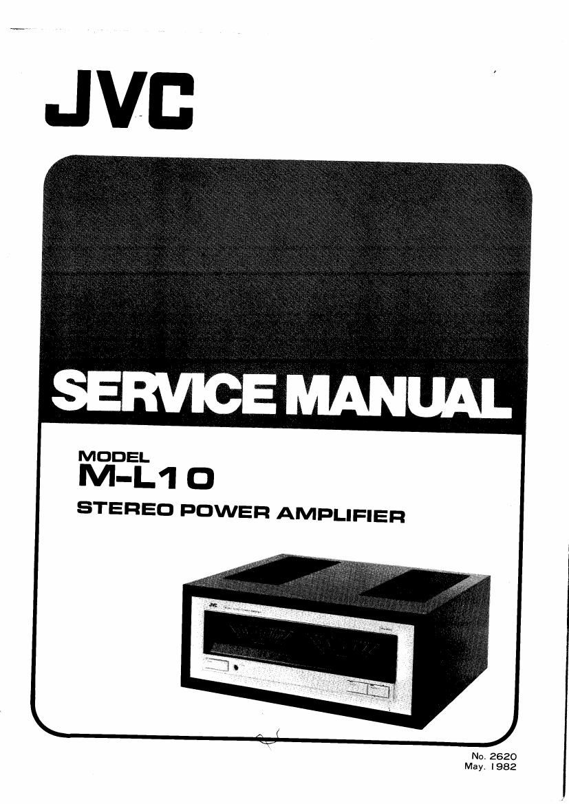 Jvc ML 10 Service Manual